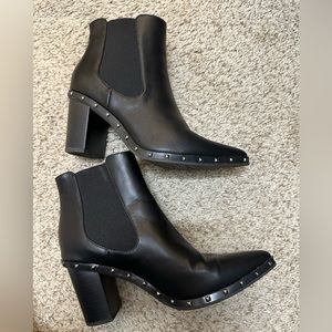 Michael By Michael Shannon Studded Black Booties